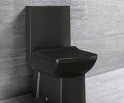Creavit Lara Wc Kombi, Spodní/zadní Odpad, černá Mat