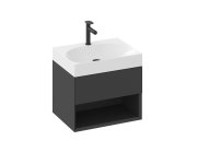 SD Lite 60 skříňka pod umyvadlo - SD Lite 60 skříňka pod umyvadlo černá matná X000001856