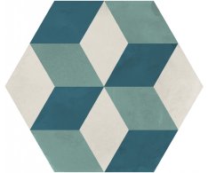 Marca Corona Terra.Art Cubo 0/C Esagono 25x21,6