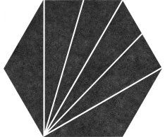 Codicer Aster Nero 22x25 Hexagonal