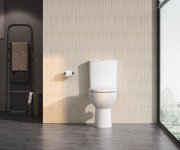 Sapho Sanivex Wc Kombi, Zvýšený Sedák, Rimless, Spodní/zadní Odpad, Bílá