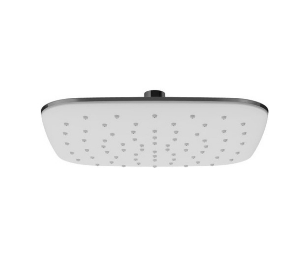 Hlavová sprcha ABS čtvercová - 983.10CR/WH Hlavová sprcha, 250x250 mm, chrom/bílá