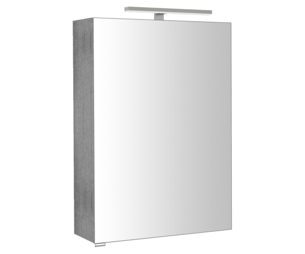 Sapho Riwa Galerka S Led Osvětlením, 50x70x17cm, Dub Stříbrný
