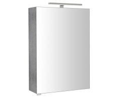 Sapho Riwa Galerka S Led Osvětlením, 50x70x17cm, Dub Stříbrný
