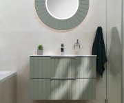 Sapho Cirasa Strip Umyvadlová Skříňka 79,8x52x46cm, Verde