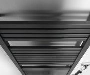 Aqualine Tondi-e Elektrické Otopné Těleso Rovné 450x970 Mm, 300 W, černá Mat