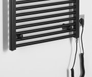 Aqualine Direct-e Elektrické Otopné Těleso Rovné 600x1320 Mm, 600 W, černá