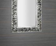 Sapho Zeegras Zrcadlo Ve Vyřezávaném Rámu 70x100cm, Stříbrná