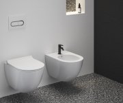 Bidetová stojánková baterie Eleganta - EL 056.20BLM Bidetová stojánková baterie 130 mm bez výpusti, černá matná X070295