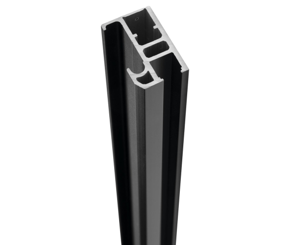 Gelco Luxor Black Pojezdový Profil 1600mm, černá Mat