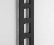 Sapho Block Otopné Těleso 280x1750 Mm, černá Mat