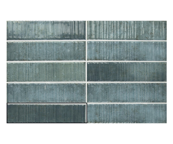 Obklad jako beton APE Ecstasy Groove Turquoise 5X20 - tyrkysová