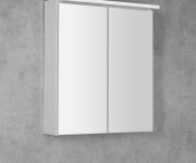 Aqualine Kawa Strip Galerka S Led Osvětlením 60x70x22cm, Bílá