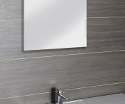 Aqualine Seca Zrcadlo S Broušenou Hranou 80x80cm, Cu Free