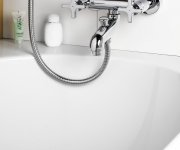 Sapho Trax Nástěnná Vanová Baterie, Chrom