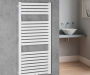 Aqualine Tondi Otopné Těleso Rovné 450x970 Mm, Středové Připojení, Bílá