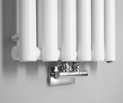 Sapho Pilon Otopné Těleso 418x1800mm, Se šesti Háčky Pro Ručník, Bílá Mat