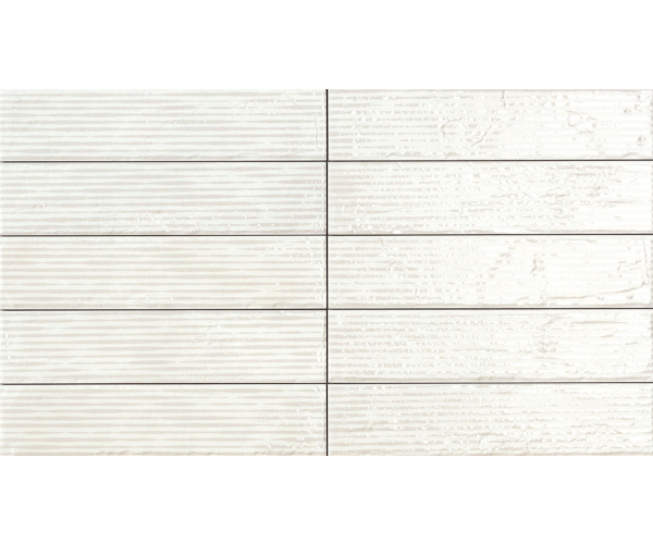 Dlažba CIR City Lines White Mix 6,5x29 Luc. - bílá