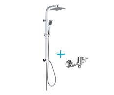 Mereo Sprchová Souprava Quatro A Sprchová Baterie Zuna 100 Mm