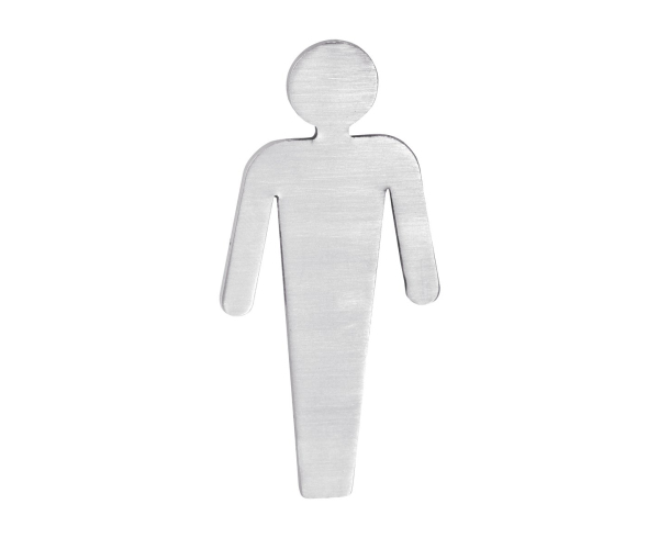 Sapho Cedule Wc Páni, 80x35x2mm, Nerez Mat