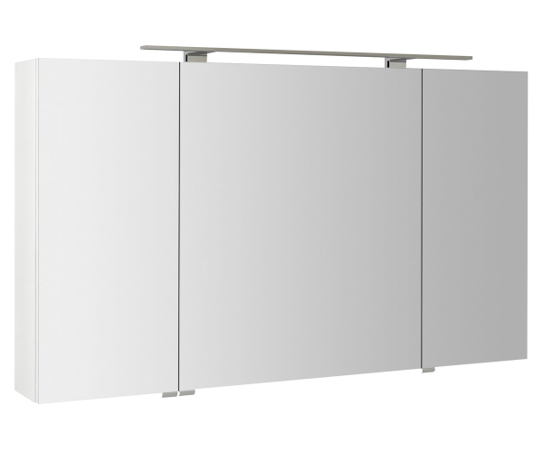 Sapho Riwa Galerka S Led Osvětlením, 3x Dvířka, 121x70x17cm, Bílá Lesk
