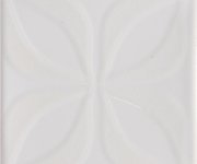 Vzorovaný dekor Aleluia Urban Atelier Decor Glam Branco 10x10 - bílá