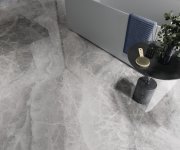 Dlažba jako mramor Cifre Lixium Grey 120x120 Luc. Rett. - šedá
