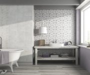 Romantický obklad s kytičkami Bestile Pamesa Grace Plata 31,6x60 - 3D povrch