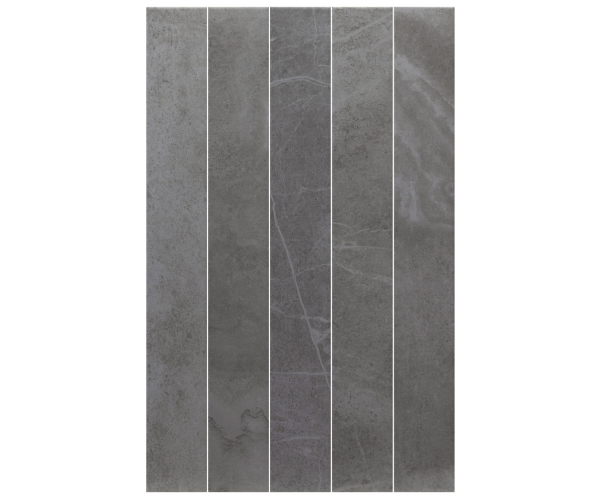 Dlažba jako mramor Equipe Marmoris Anthracite 7,5x60 - antracitová
