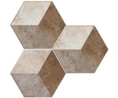 Fioranese Heritage Deco Exagona Texture_2 34,5x40