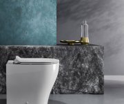Gsi Tono Wc Mísa Stojící, Geniusflush, 36x53cm, Spodní/zadní Odpad, Bílá Extraglaze