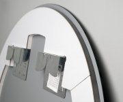 Sapho Velur Kulaté Zrcadlo S Led Podsvícením ø 60cm
