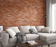 Dlažba jako cihla Codicer Brooklyn Red Brick 6x24,5 - cihlová