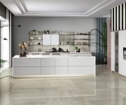 Dlažba jako mramor Serenissima Travertini Due Bianco rett. Lux. 60x120 - béžová