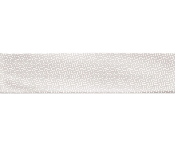 Retro dekor Cifre Opal Decor White Brillo 7,5x30 Mix - bílá