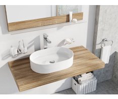 Umyvadlo Ceramic Slim O - Umyvadlo Ceramic Slim O 55, bez otvoru pro baterii, bez přepadu