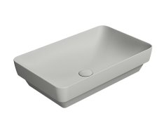 Gsi Pura Keramické Umyvadlo Na Desku 60x38cm, Cenere Mat