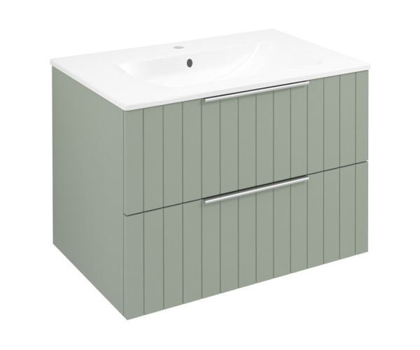 Sapho Cirasa Strip Umyvadlová Skříňka 69,8x52x46cm, Verde