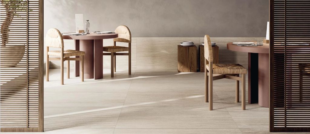 Realizace Útulná restaurace Beige ze serie Versatile Stone