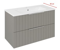 Sapho Cirasa Strip Umyvadlová Skříňka 78x54x39cm, Agila
