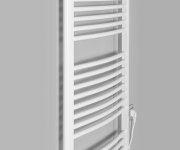 Aqualine Orbit-e Elektrické Otopné Těleso Oblé 600x1320 Mm, 600 W, Bílá