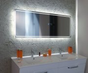 Sapho Gemini Zrcadlo S Led Osvětlením 140x55cm