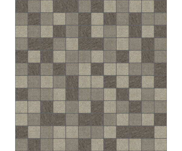 Mozaika jako kámen Appiani Lapis MIX XLAP 02 30x30 (2,5x2,5) Matt. - šedá