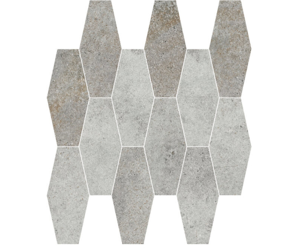Dlažba jako kov APE Reef Malla White Honed 36,3X30 - šedá