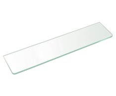Sapho Polička 600x100x8mm, čiré Sklo
