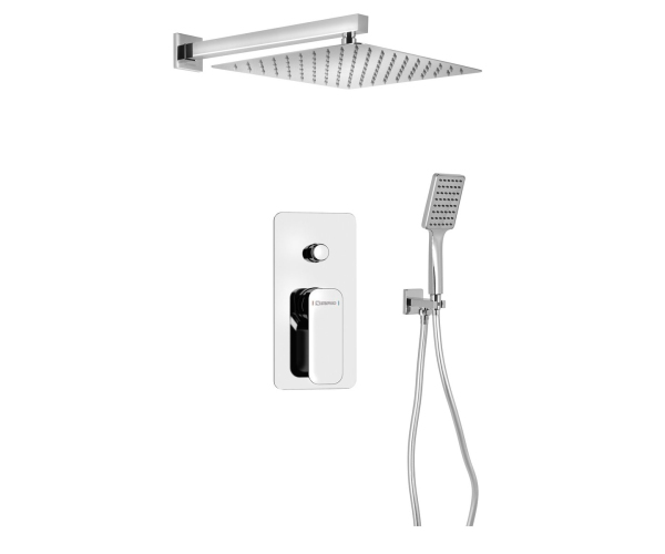 Sapho Spy Podomítkový Sprchový Set S Pákovou Baterií, 2 Výstupy, Chrom