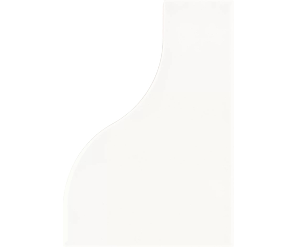 Retro dekor Equipe Curve White 8,3x12 - bílá