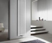 Sapho Pilon Otopné Těleso 418x1800mm, Se šesti Háčky Pro Ručník, Bílá Mat