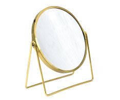 Ridder Summer Kosmetické Zrcátko Na Postavení, ø 160mm, Oboustranné, Zlato