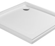 Gelco Diona Sprchová Vanička Z Litého Mramoru, čtverec 90x90x7,5cm, Bílá